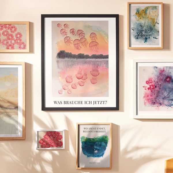 Bilderwand gestalten mit Postern